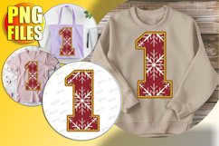 1 Doodle Letter Style Print Bright Festive Design! Product Image 1