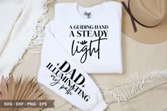 A Guiding Hand SVG - Father's Day Sleeve T shirt Design Product Image 1