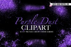 Purple Dust Clipart Product Image 1