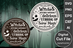 Witches Kitchen Wickedly Porch Sign SVG | Halloween SVG Product Image 1