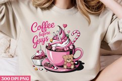 Coffee &amp; Guys PNG, Cozy Valentine Sublimation PNG Product Image 2
