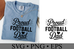 Proud Football Dad Svg | Game Day Svg | Shirt Svg Product Image 2