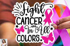 Breast Cancer SVG Sticker Bundle Product Image 7
