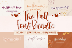 The Fall Font Bundle Product Image 1