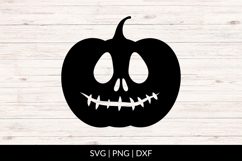 Skeleton Jack O Lantern Pumpkin SVG Product Image 1
