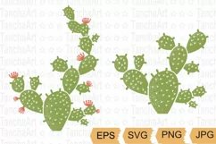 Cactus svg Cactus tshirt Design Printable Green cacti Product Image 1