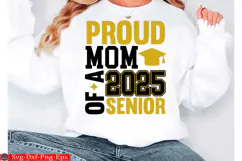 proud mom of 2025 graduate Senior png Product Image 1