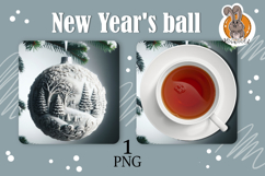 Christmas tree ball, stand for hot food Product Image 1