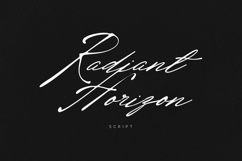 Radiant Horizon Signature Script Font Product Image 1