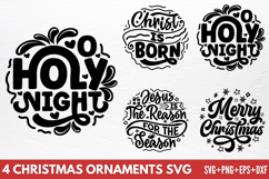 Christmas Ornaments SVG Product Image 1