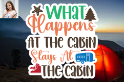 Camping Sticker SVG Bundle Product Image 17