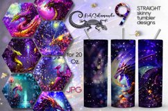 Mystic dragon | 9 Skinny tumbler magic sublimation designs Product Image 1