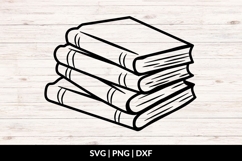 Book Stack SVG Product Image 1