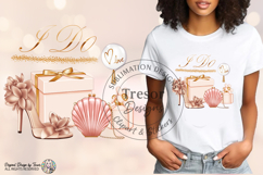 I Do Wedding PNG Bridal Shoes Gift Love Clipart Design Product Image 3