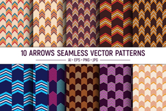10 arrows seamless vector color patterns Product Image 1