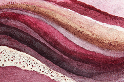 Burgundy Watercolor Wave Texture Background for Crafts Product Image 1