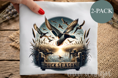 Duck Season PNG, Mallard Waterfowl Hunting Sublimation Product Image 1