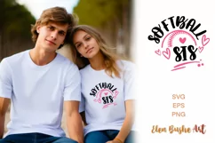 Softball sister svg, softball shirt svg, softball svg Product Image 1
