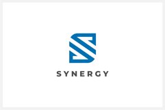 Synergy Letter S logo design vector template Product Image 1