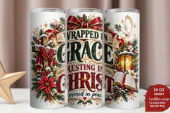 Jesus Brings Peace Hope Joy Tumbler Wrap, Christian Christma Product Image 2