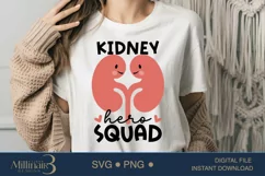 Kidney Awareness ,Kidney Svg, Gift For Donor, Living Donor Product Image 1