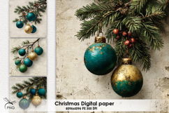 Christmas digital paper, background clipart Product Image 1