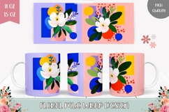 Pop Art Mug Wrap Design, Abstract Mug Sublimation Product Image 1