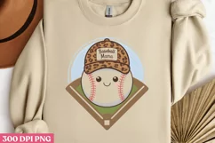 Baseball Mama PNG, Baseball Mama Sublimation PNG Product Image 1