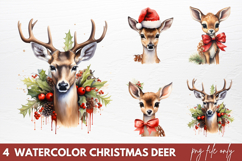 Pink Christmas Collection Sublimation PNG Product Image 1