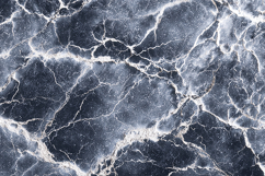 A dark blue marble surface with white veins Product Image 1