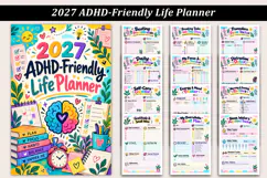 2027 ADHD-Friendly Life Planner Product Image 1