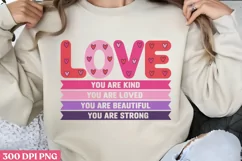 Love you are kind you are loved you are beautiful you are st Product Image 2