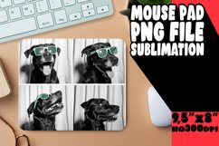 Funny Dog Photo Sublimation Mouse Pad Design for Puppies Product Image 1