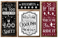 Halloween SVG 3 designs /Halloween Porch Signs SVG Product Image 1