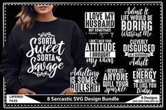 Sarcastic Svg Bundle, Funny Sarcastic Svg Product Image 1