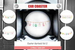 Car Coaster Easter Garland Product Image 1