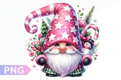 Christmas Gnome Sublimation, Clipart PNG Design Product Image 1