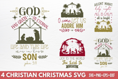Christian Christmas SVG Product Image 1