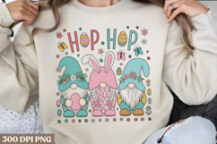 Hop hop PNG, Easter Gnome Sublimation PNG Product Image 1