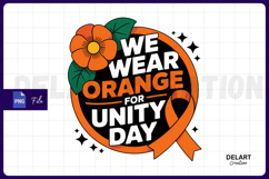 We wear orange for unity day PNG Design Product Image 1