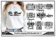 Positive Saying Svg Bundle Product Image 1