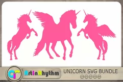 Unicorns Svg, Unicorn Silhouette Svg, Pegasus Svg, Horse Svg Product Image 1