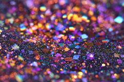 Colorful Chunky Glitter Texture Background for Craft Designs Product Image 1
