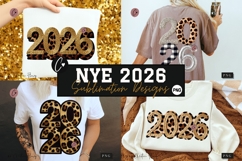 Faux Embroidery Leopard Print 2026 PNG - 4 Designs Product Image 1