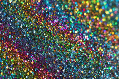 Rainbow Holographic Glitter Texture Background for Crafts Product Image 1