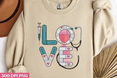 Love PNG, Nurse Sublimation PNG Product Image 2