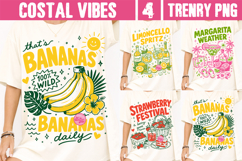 Coastal Vibes Summer PNG, Limoncello Spritz Sublimation Product Image 1