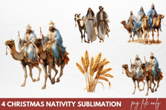 Christmas Nativity Sets Clipart PNG Product Image 1