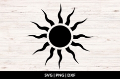 Sun SVG - Sunrise Or Sunset Product Image 1