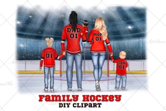 Hockey Family clipart: &quot;HOCKEY CLIPART&quot; Hockey jerseys PNG Product Image 1